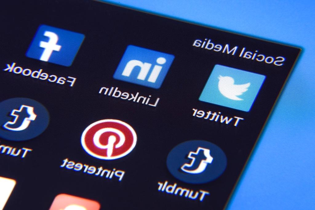 Abstract digital contact background